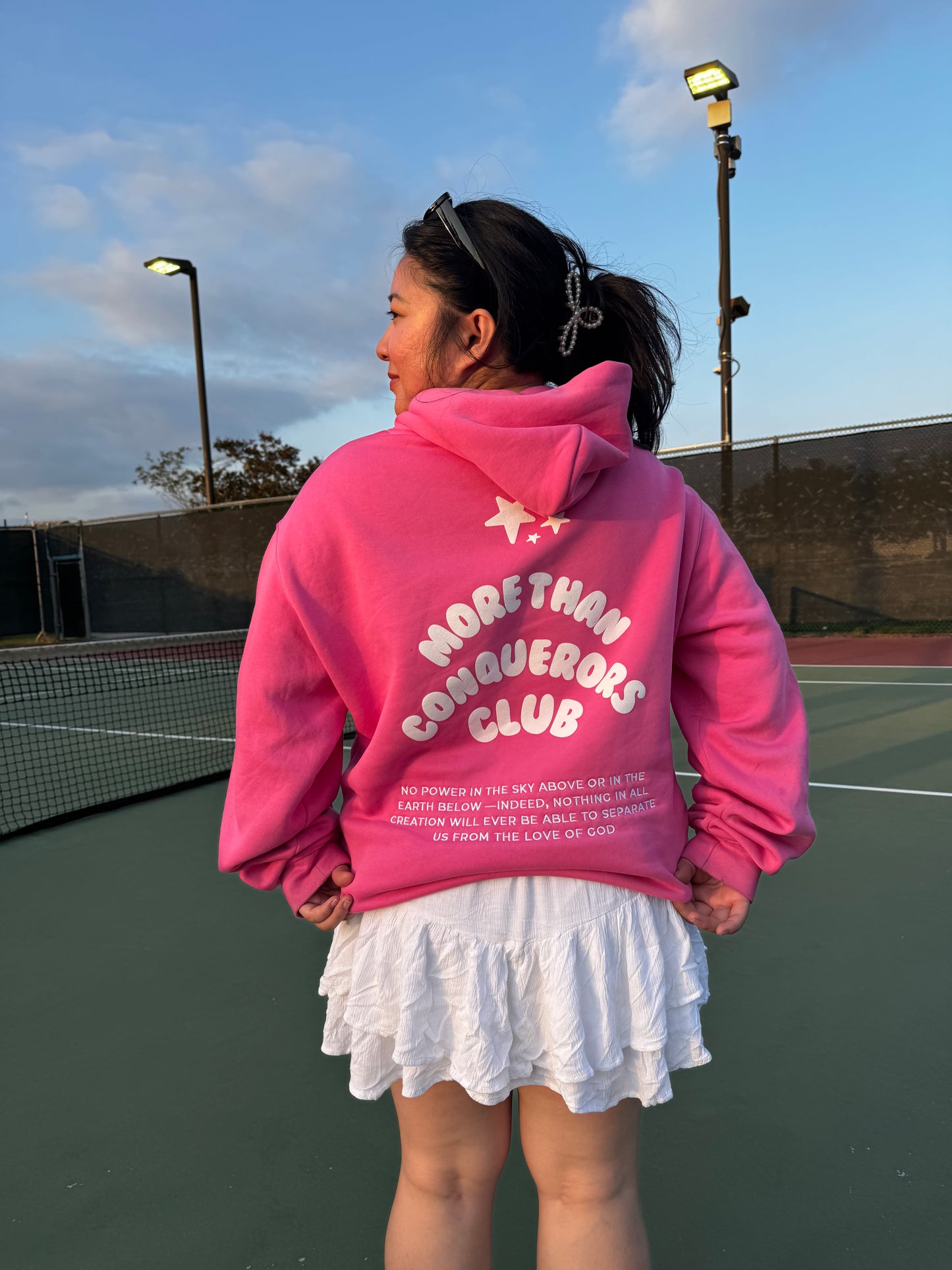 MORE THAN CONQUERORS CLUB UNISEX HOODIE