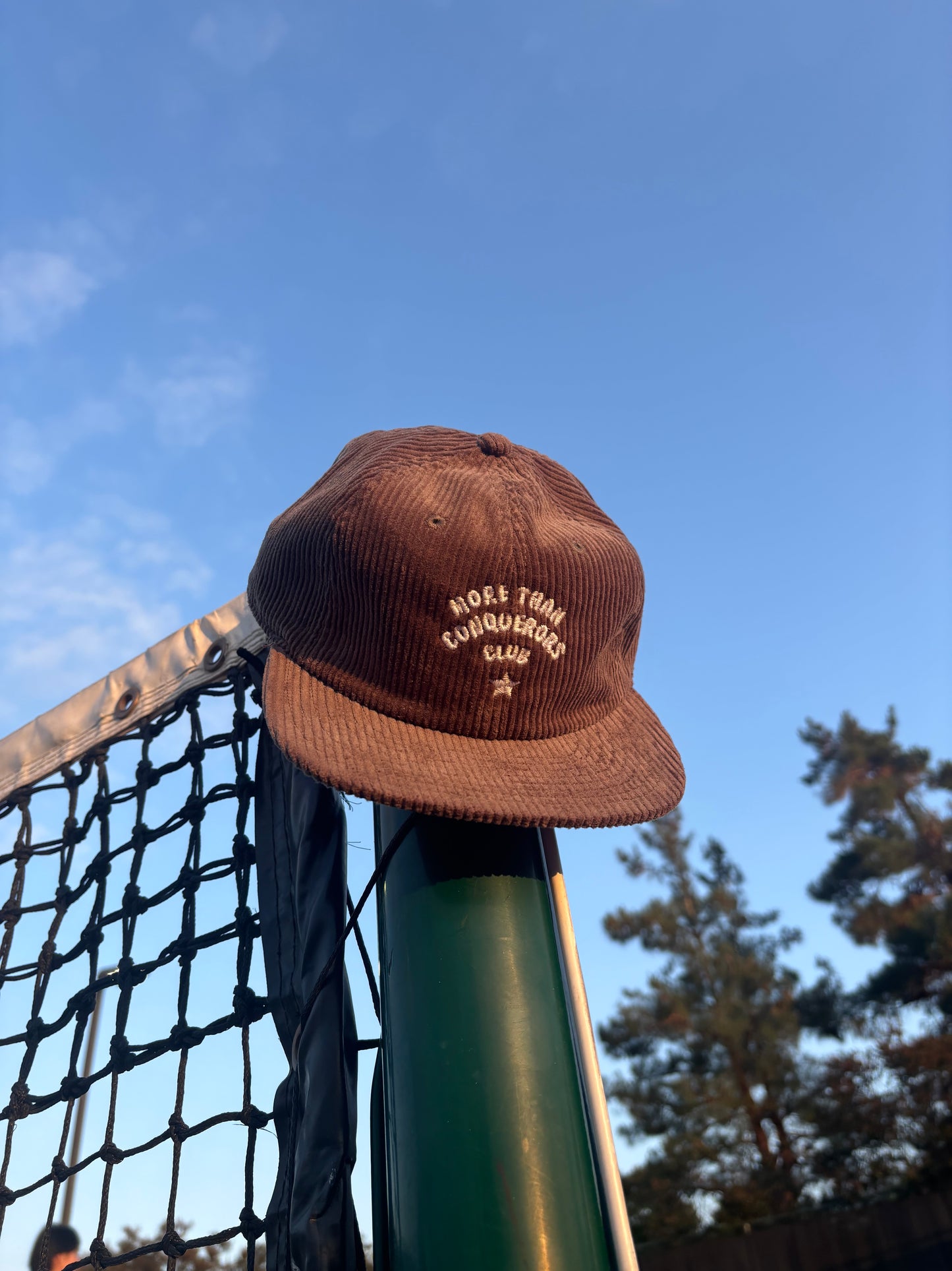 MORE THAN CONQUERORS CLUB CORDUROY HAT