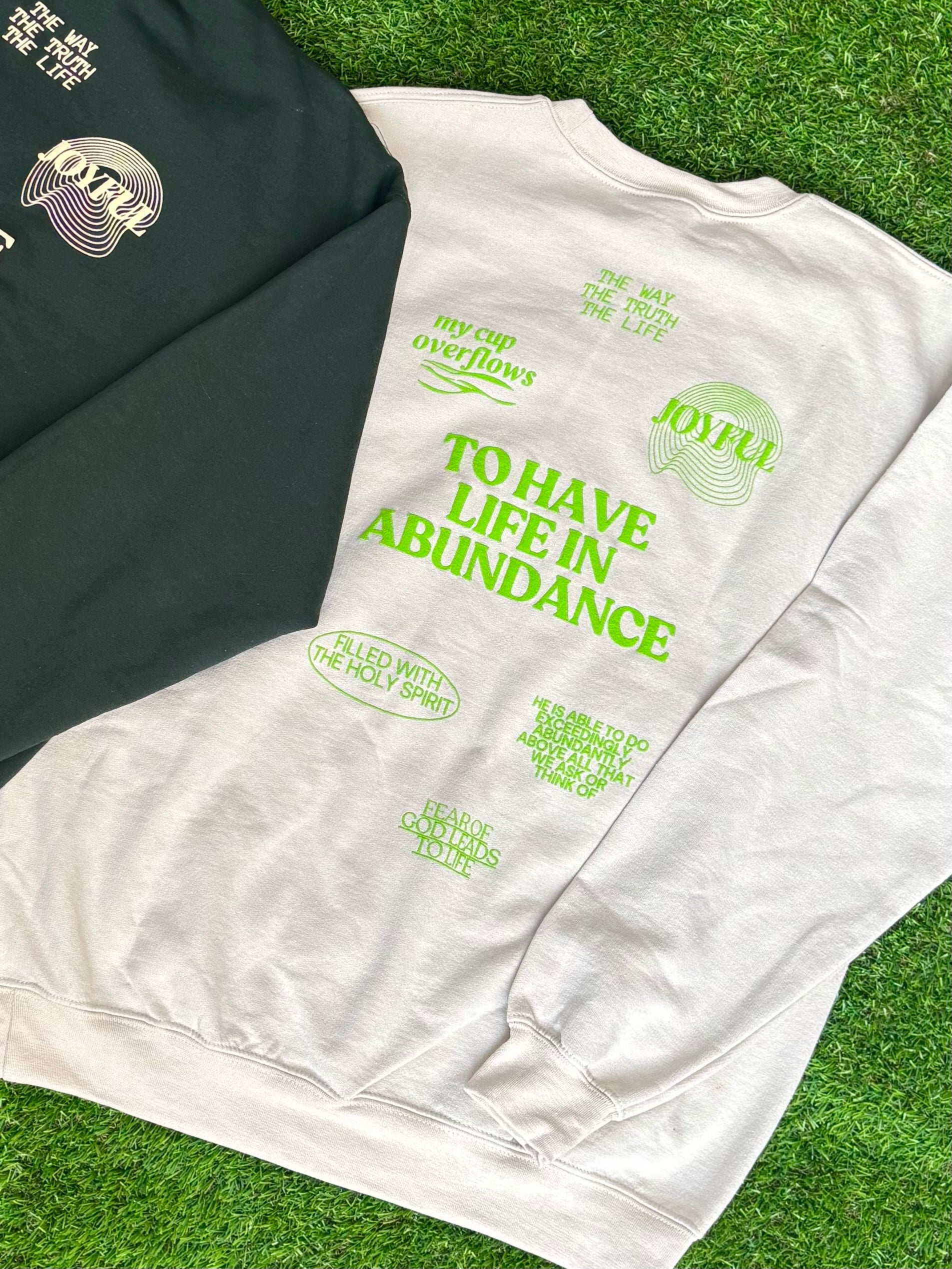 Abundance Crewneck in Beige