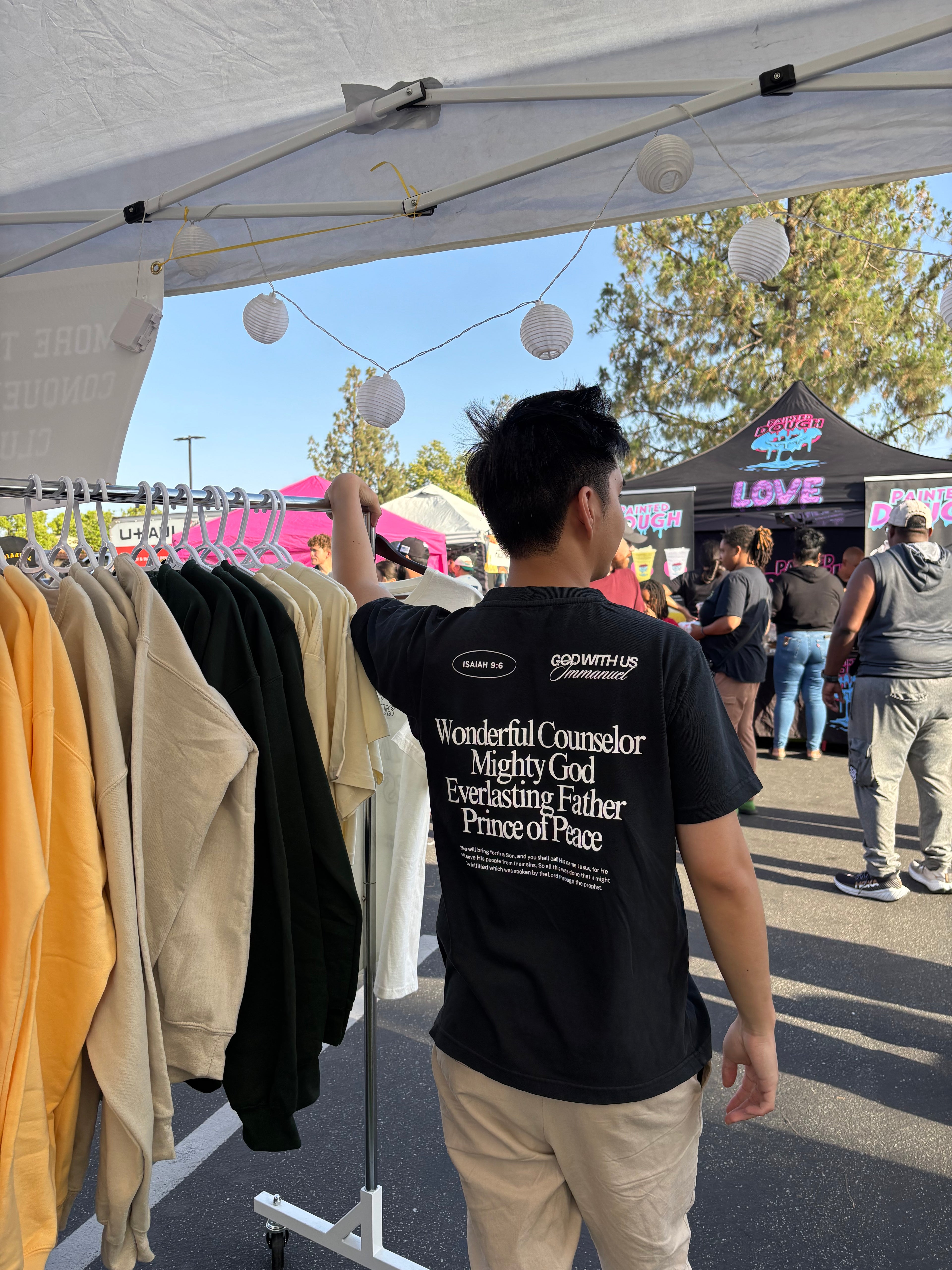 Black God With Us Heavy Tee