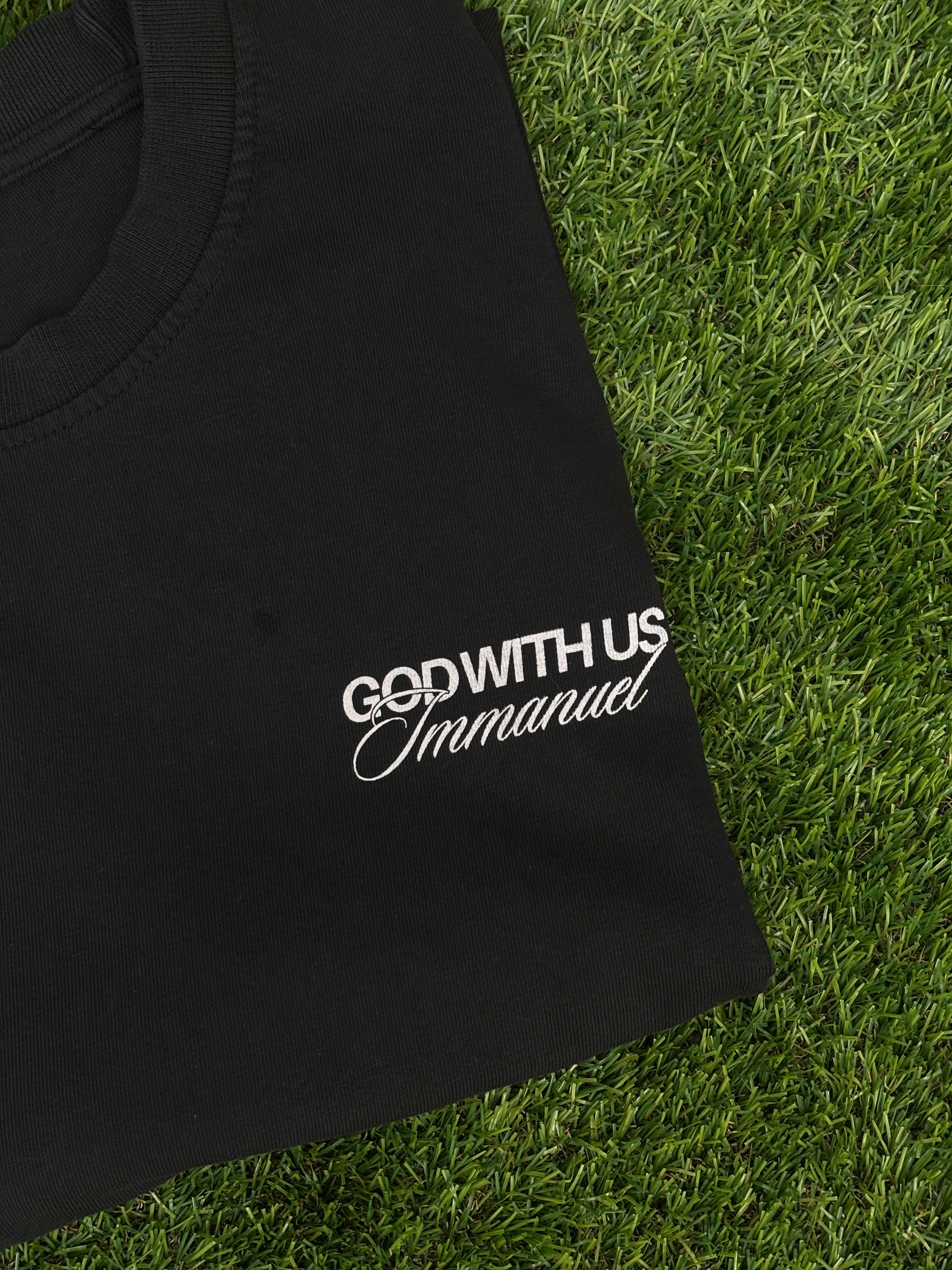 Black God With Us Heavy Tee