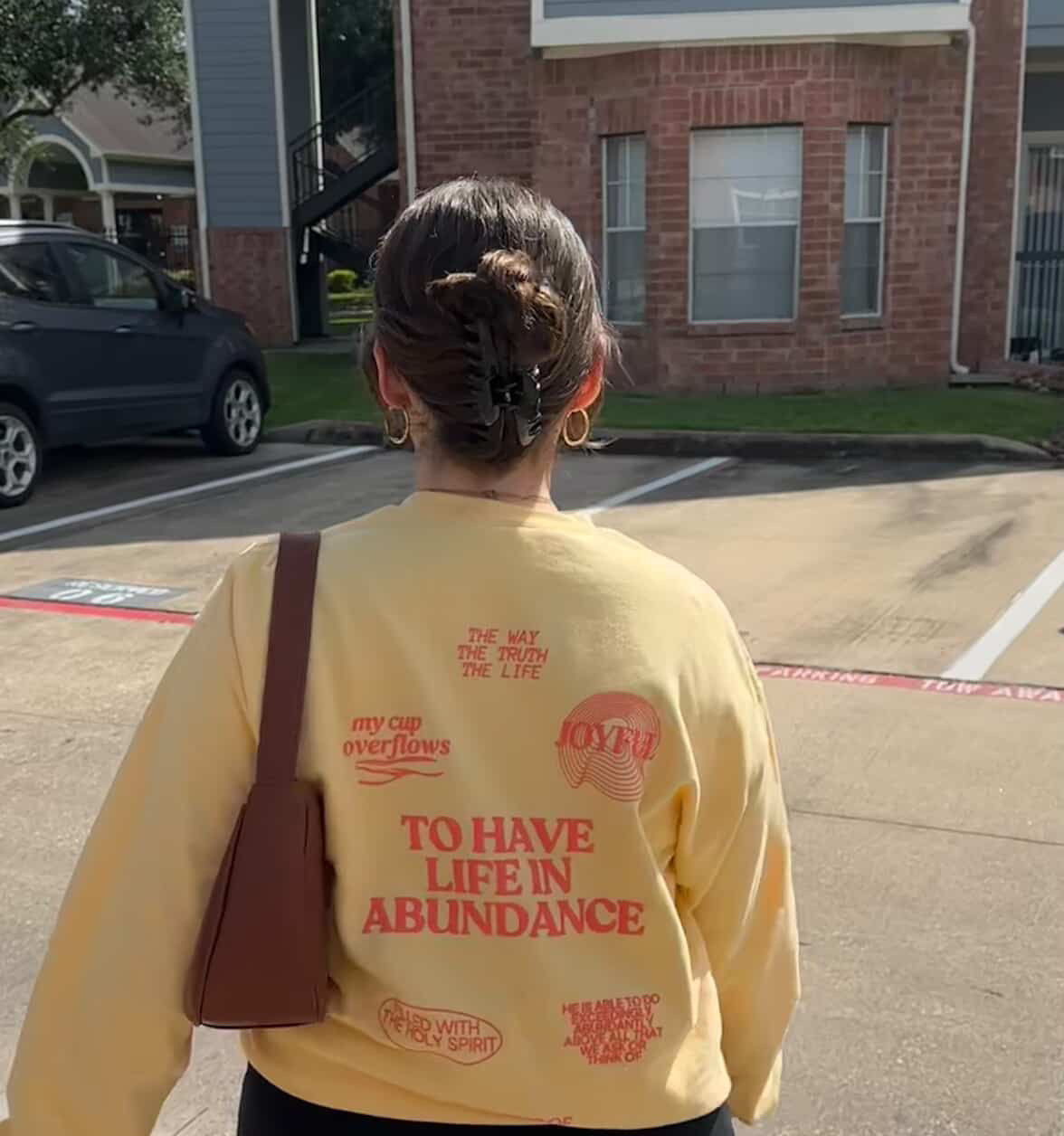 Abundance Crewneck in Yellow