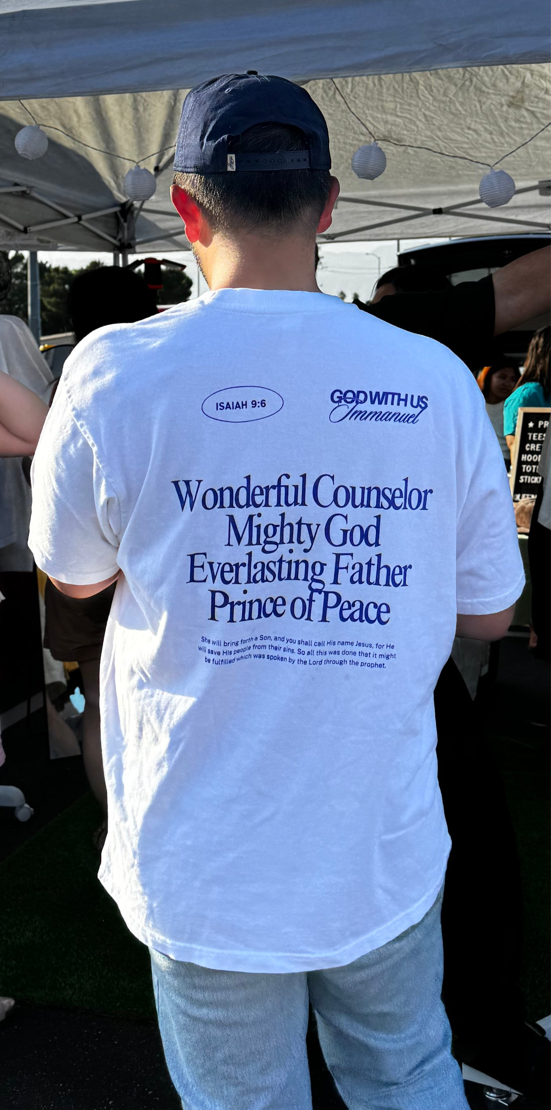 White God With Us Heavy Tee