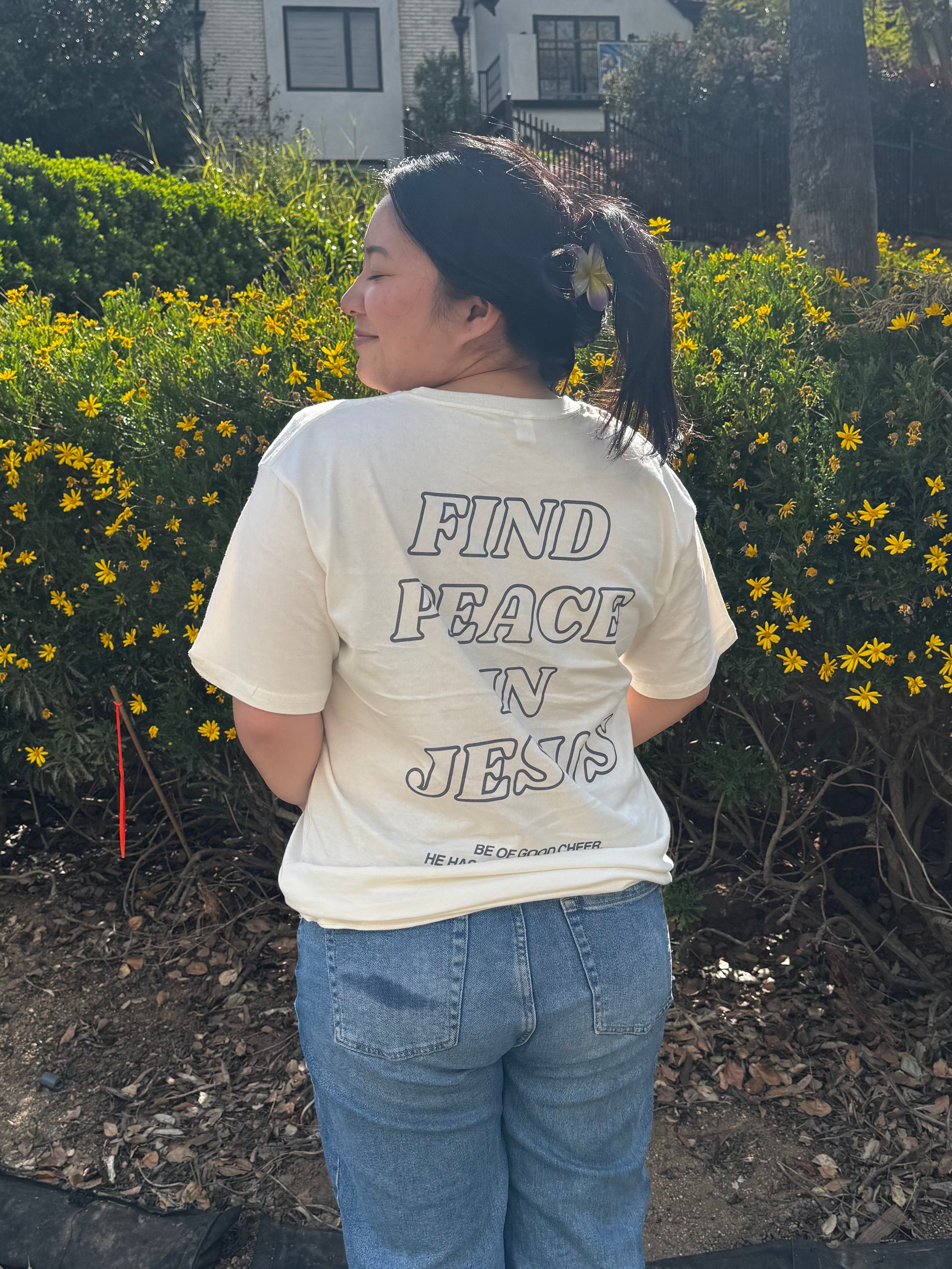 Find Peace in Jesus Unisex Tee