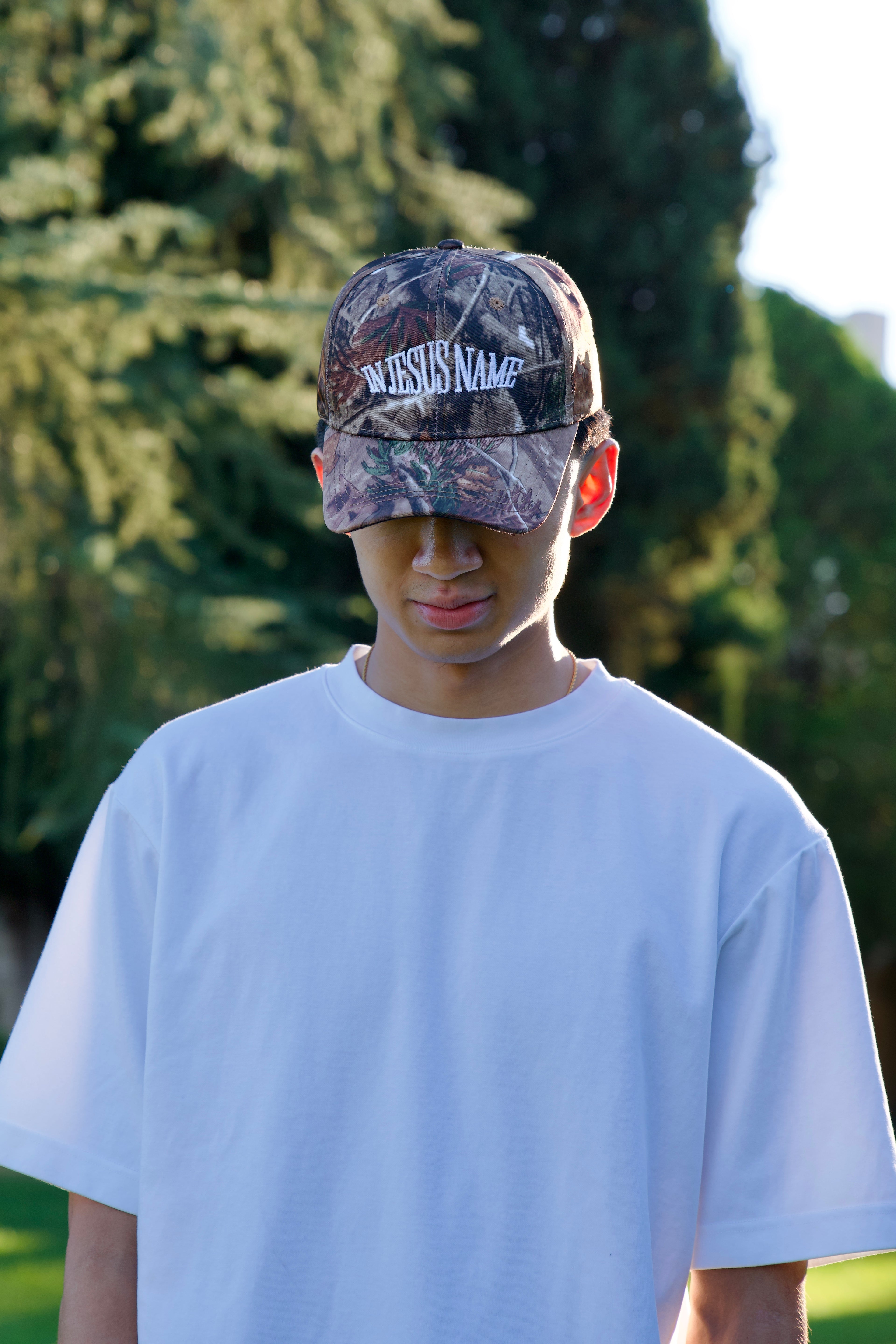 In Jesus' Name Embroidered Hat