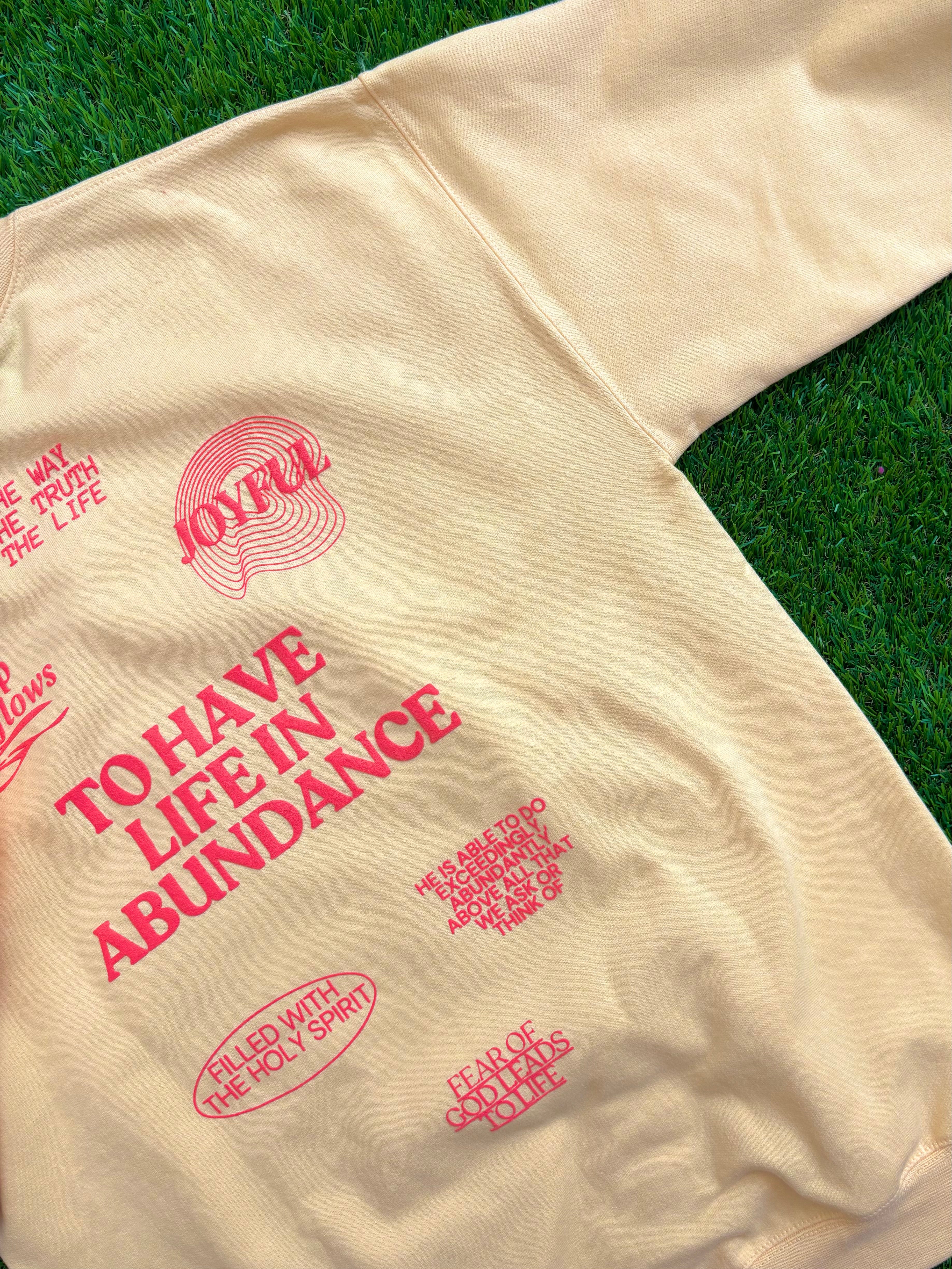 Abundance Crewneck in Yellow