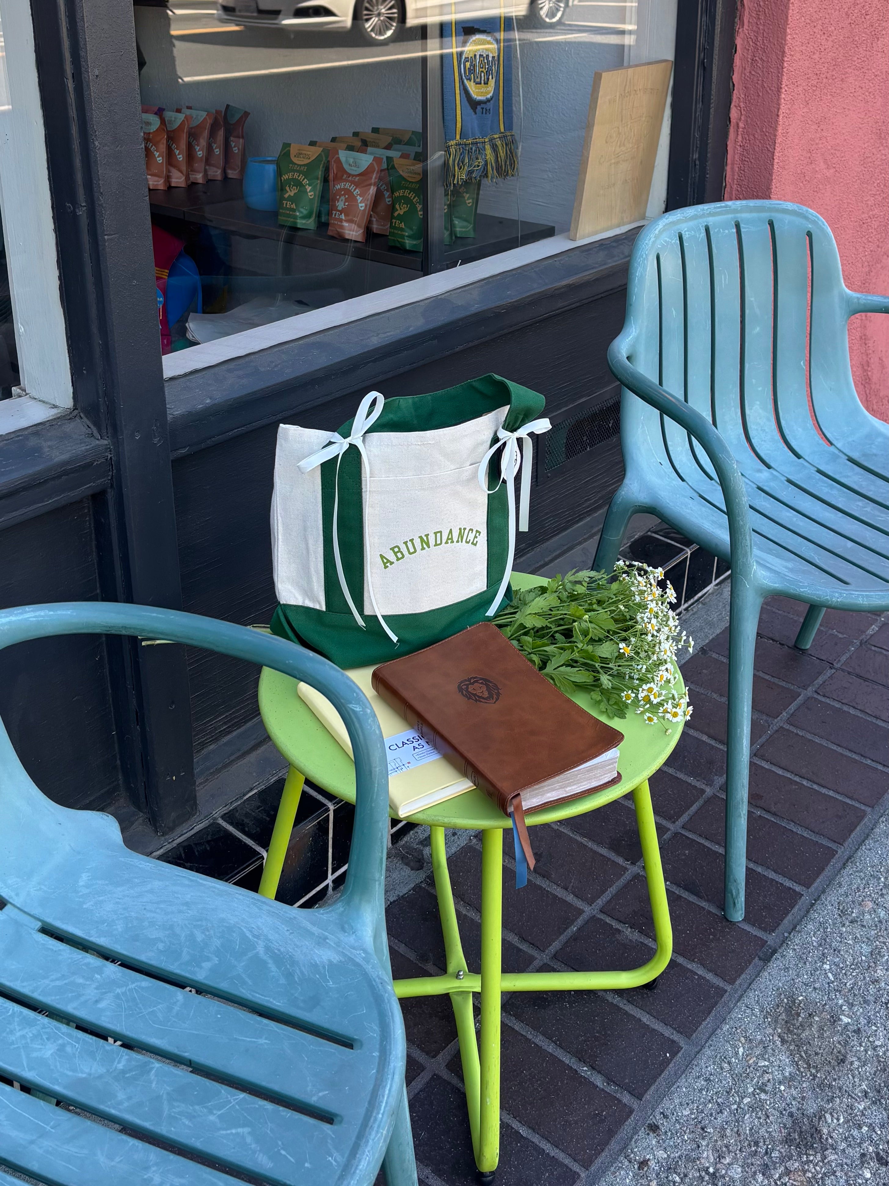 Bible Mini Tote - Green