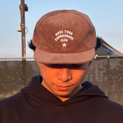 MORE THAN CONQUERORS CLUB CORDUROY HAT